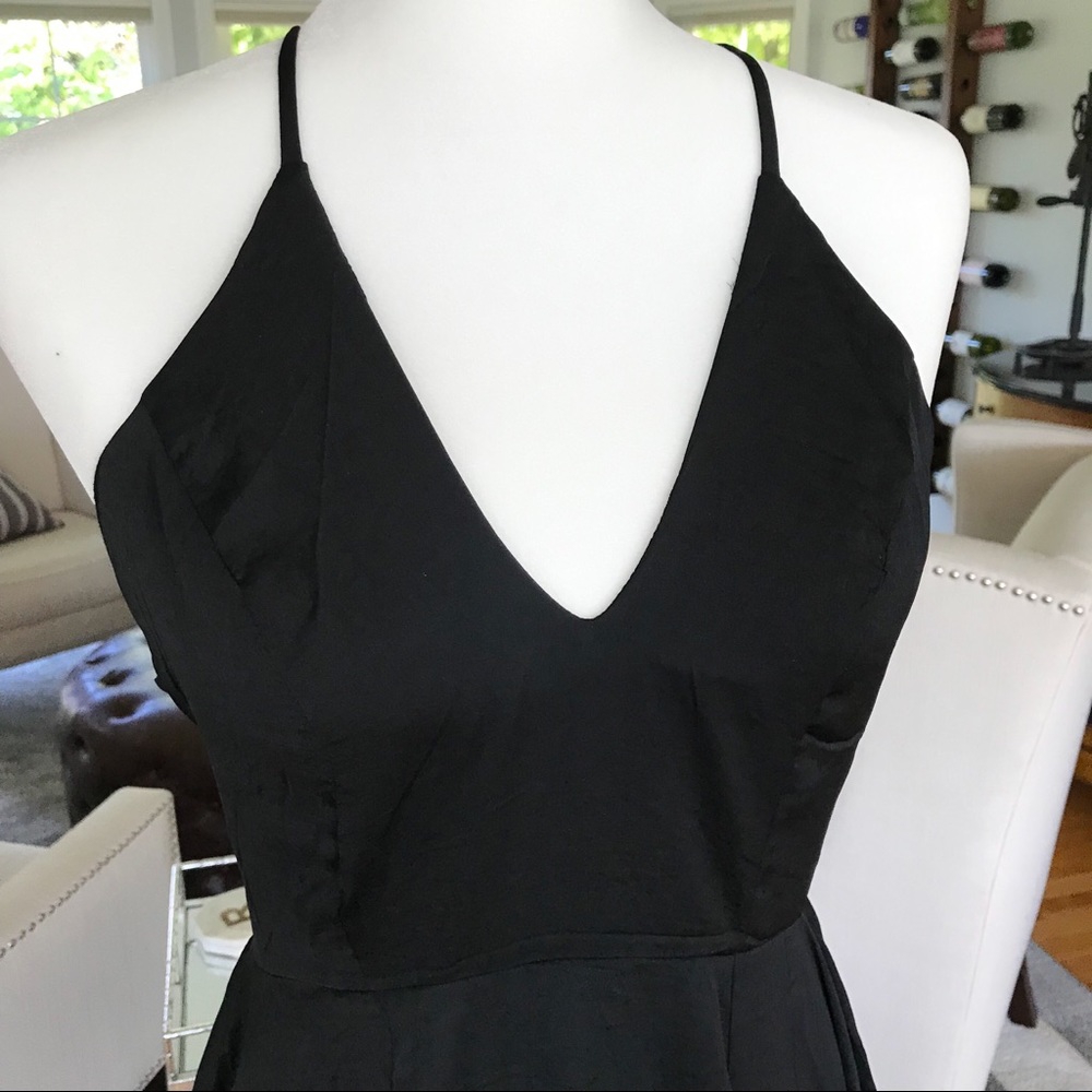1 LEFT /HIGH HOPES/ 5⭐️ Black Strappy Maxi Dress - Picture 5 of 8